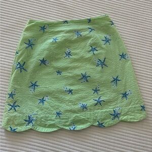 Vintage, Lilly Pulitzer, seersucker skirt in size 4
